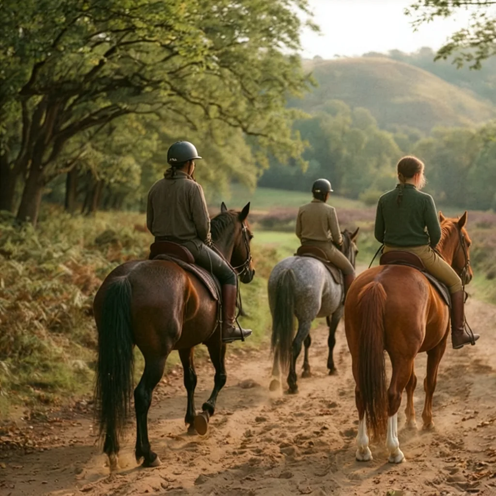 Balade à cheval en Haute-Vienne, autour de Ambazac